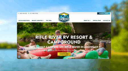 rv park website features