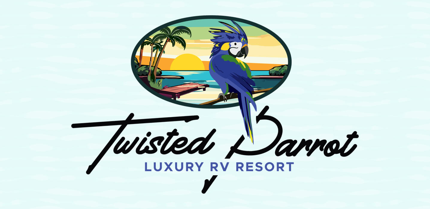 Twisted Parrot Luxury RV Resort logo